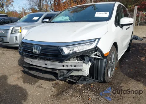 2023 Honda Odyssey Elite from USA, damaged, VIN 5FNRL6H93PB018282